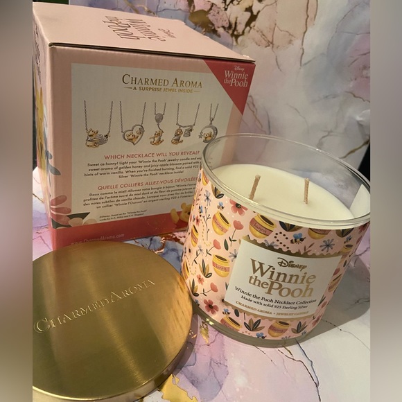 SOLD OUT NWT  S925 Charmed aroma Winnie the Pooh Disney necklace collection - Picture 5 of 9